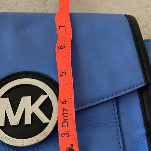 Michael Kors Black and Blue Crossbody Bag - Picture 13 of 14